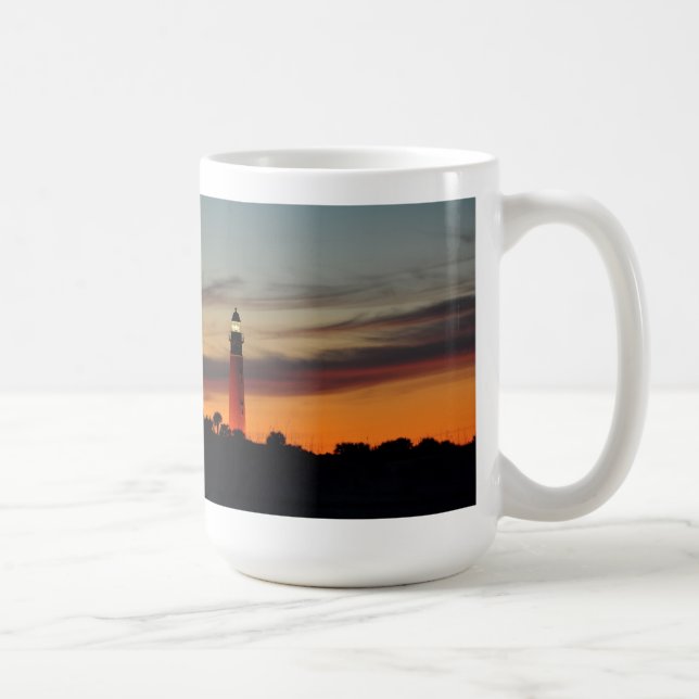 Ponce Inlet Lighthouse Sherbet Orange Sky FL Mug (Right)