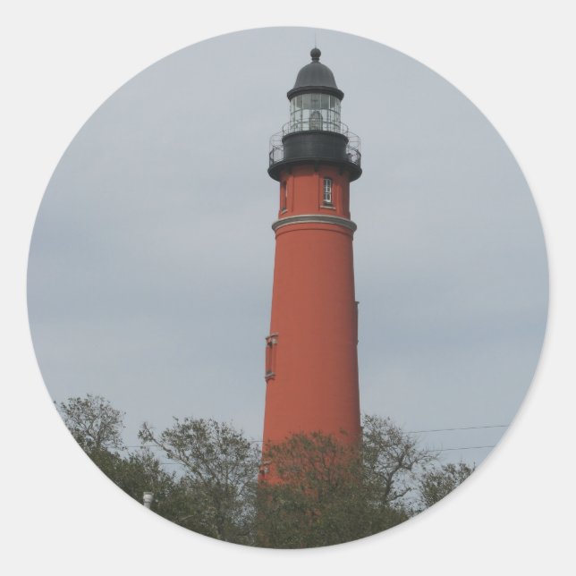 Ponce Inlet Lighthouse Sticker (Front)
