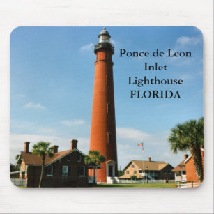 Ponce of Leon Inlet Lighthouse, Florida Mousepad
