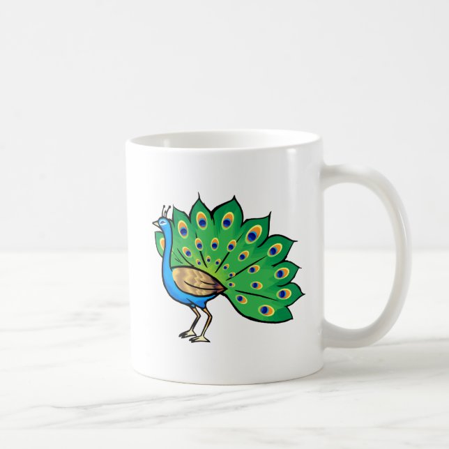 Ponce Peacock Coffee Mug (Right)