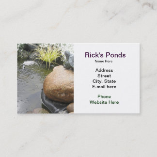 Pond Business Card