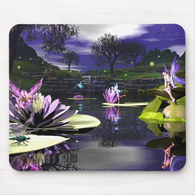 Pond Faerie Mousepad (Front)