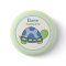 Pond Friends Frog Turtle NAME TAG Custom Button
