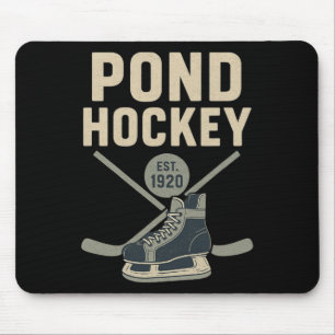 Pond Hockey Est 1920 Vintage Mouse Pad