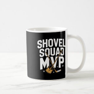 Pond Hockey Player Shovel Squad Shinny Coffee Mug
