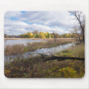 Pond Marshes and Woodlands of Wildlife Refuge Mouse Pad