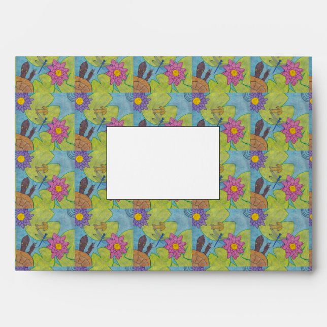 Pond Scene - A7 Envelope (Front)