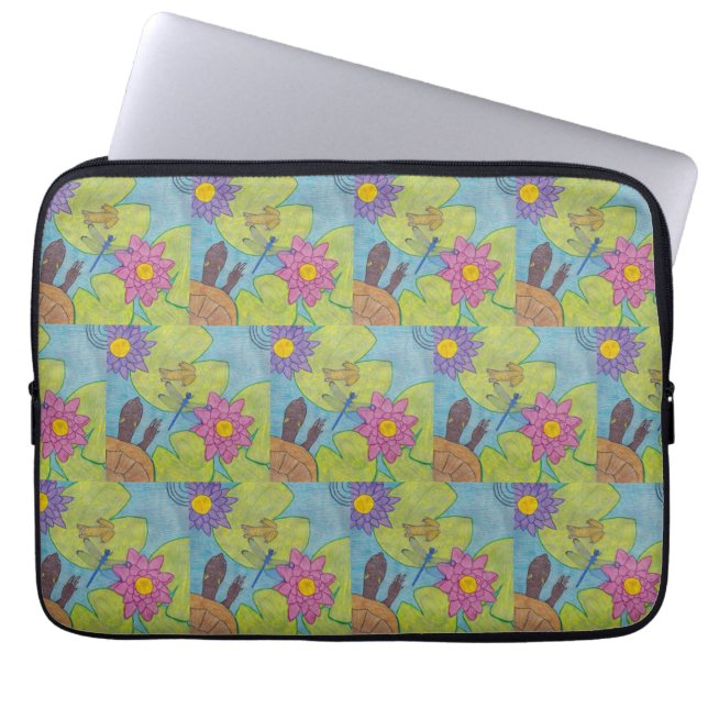 Pond Scene - Laptop Sleeve (Front)