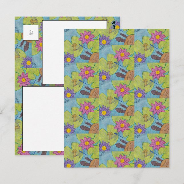 Pond Scene - Postcard (Front/Back)