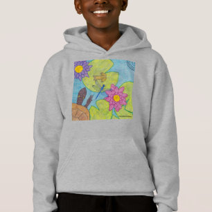 Pond Scene (vivid) - Boy's Hoodie
