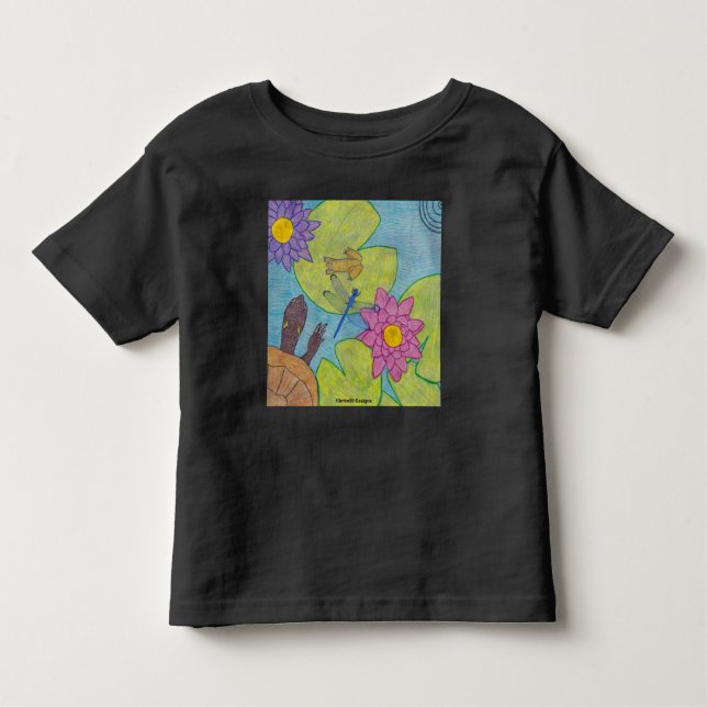 Pond Scene (vivid) - Toddler T-Shirt (Front)
