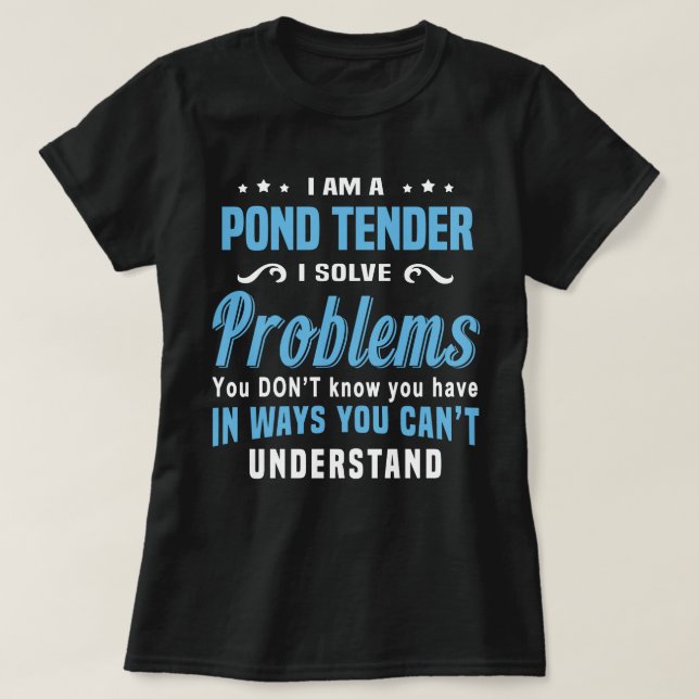 Pond Tender T-Shirt (Design Front)