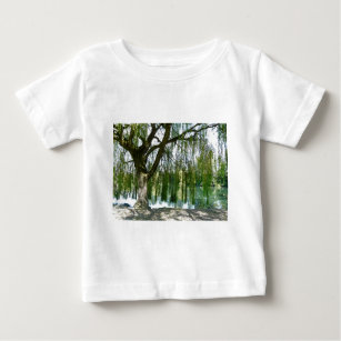Pond through the Weeping Willow Tree Baby T-Shirt