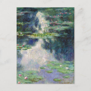 Pond with Water Lilies Monet Fine Art Postcard