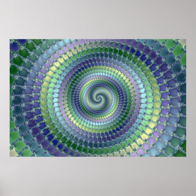 Pondering - Fractal Poster (Front)