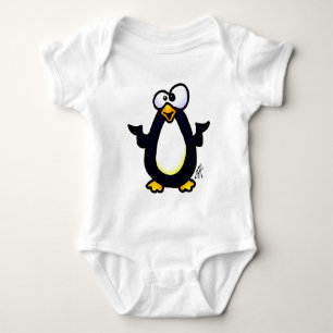 Pondering Penguin Baby Bodysuit