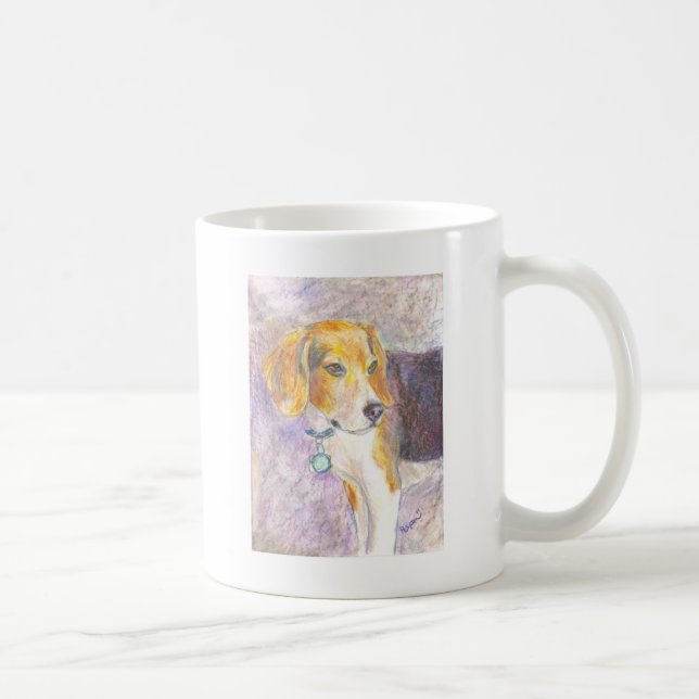Pondering Pup Coffee Mug (Right)