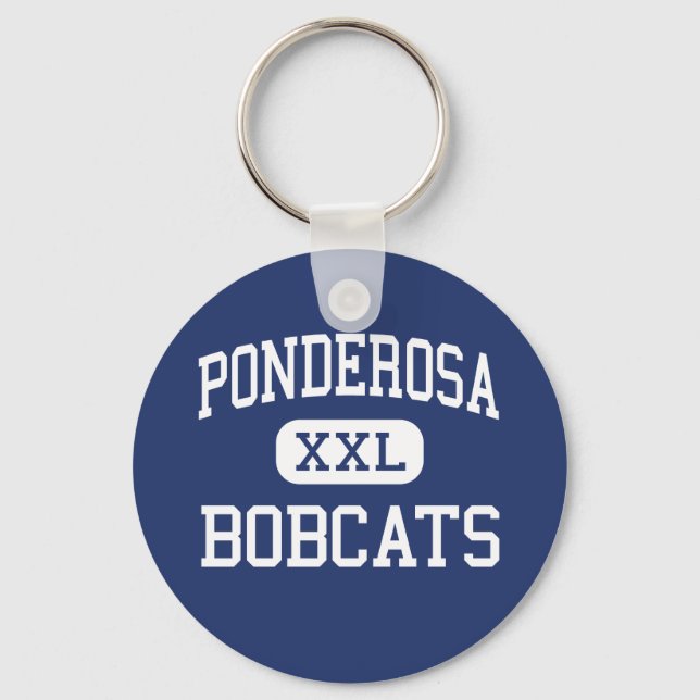 Ponderosa - Bobcats - Junior - Klamath Falls Key Ring (Front)