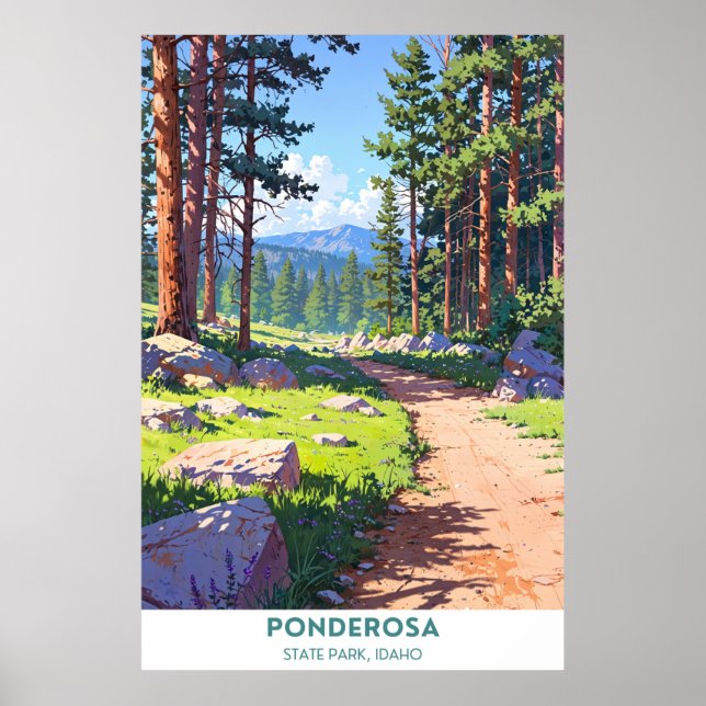Ponderosa State Park, Idaho Poster (Front)