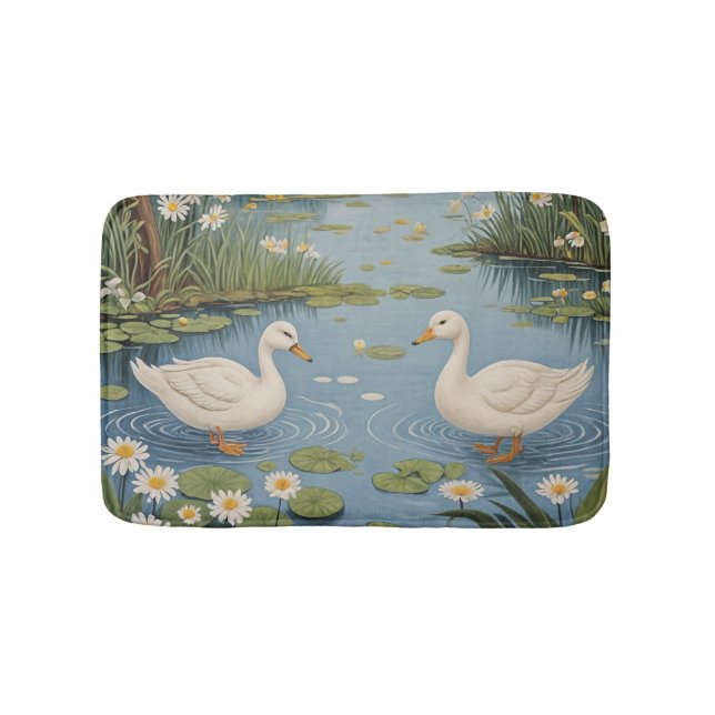 Pondside Tranquility Bath Mat (Front)