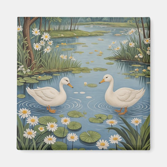 Pondside Tranquility Magnet (Front)