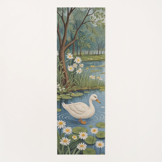 Pondside Tranquility Yoga Mat (Front)