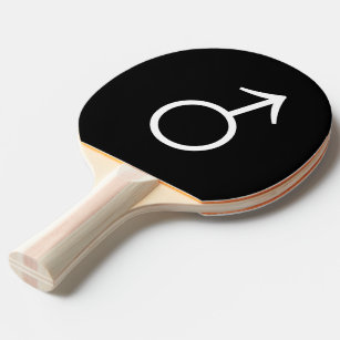 Pong Table Tennis Black White Man Mars Men Ping Pong Paddle