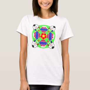 Pongal Pot and Cow Kolam T-Shirt