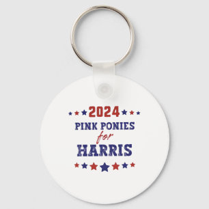Ponies For Kamala-harris 2024 Key Ring
