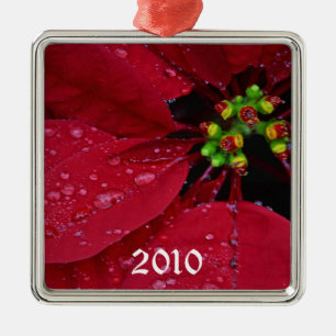 Ponsettia Christmas Ornament