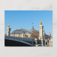 Pont Alexandre III and Grand Palais on a sunny day