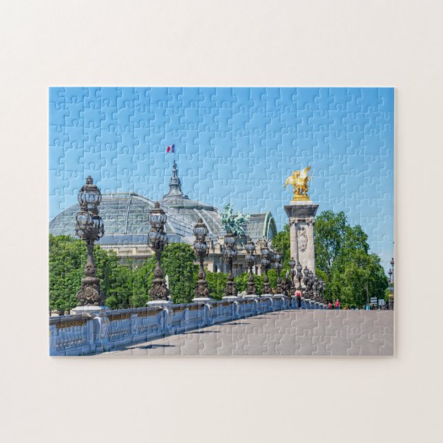 Pont Alexandre III and Grand Palais, Paris, France Jigsaw Puzzle (Horizontal)