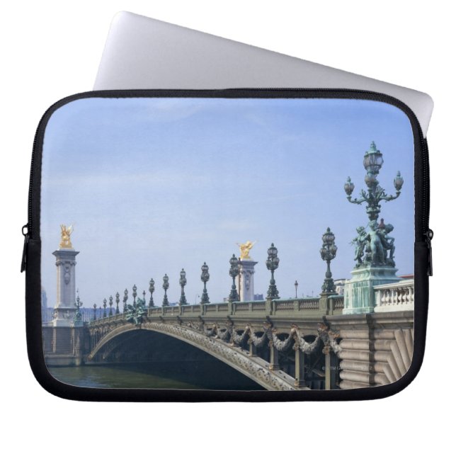 Pont Alexandre-III Bridge Laptop Sleeve (Front)