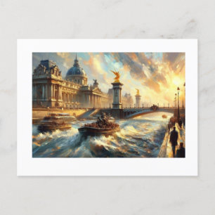 Pont Alexandre III, Hotel des Invalides, Postcard