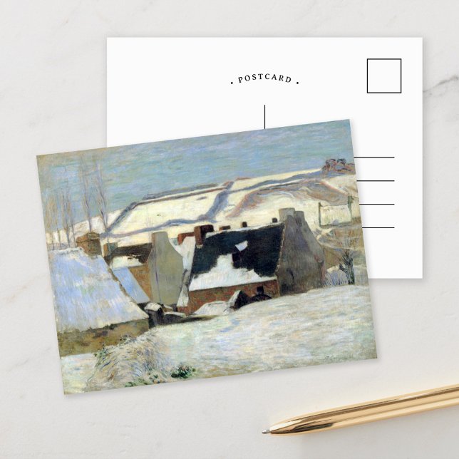 Pont-Aven Under the Snow | Paul Gauguin Postcard (Creator Uploaded)