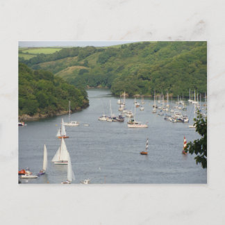 Pont Creek Polruan Postcard