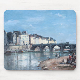 Pont de la Tournelle in Paris by Stanislas Lépine Mouse Pad
