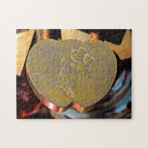 Pont des Arts Love Locks Paris. Jigsaw Puzzle