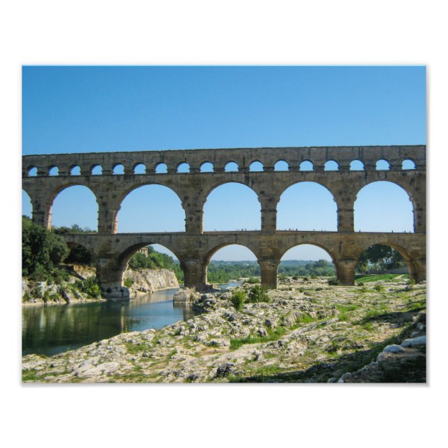 Pont du Gard, France - Photo Print (Front)