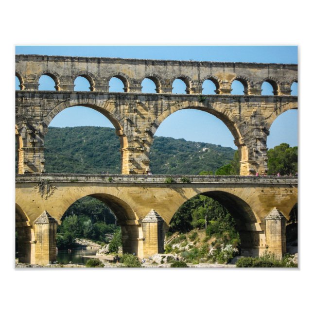 Pont du Gard, France - Photo Print (Front)