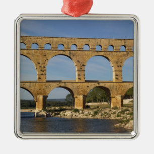 Pont du Gard, Gard, Languedoc Roussillon, France Metal Tree Decoration