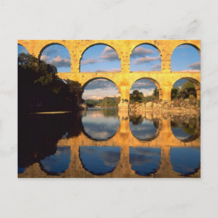 Pont du Gard, Gardon River, Gard, Languedoc, Postcard