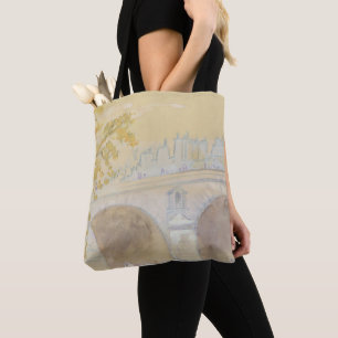 Pont Marie from Quai des Celestins Tote Bag