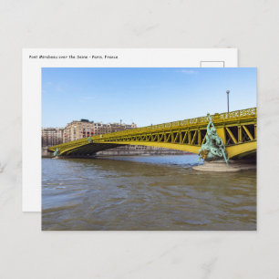 Pont Mirabeau over the Seine - Paris Postcard