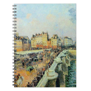Pont Neuf, Afternoon, Sunlight Camille Pissarro    Notebook