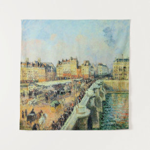 Pont Neuf, Afternoon, Sunlight Camille Pissarro Tapestry