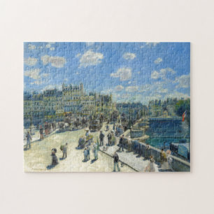 Pont Neuf Paris by Pierre-Auguste Renoir Jigsaw Puzzle