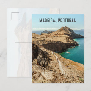 Ponta de São Lourenço Madeira travel Postcard