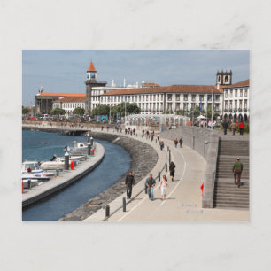 Ponta Delgada, Azores Postcard
