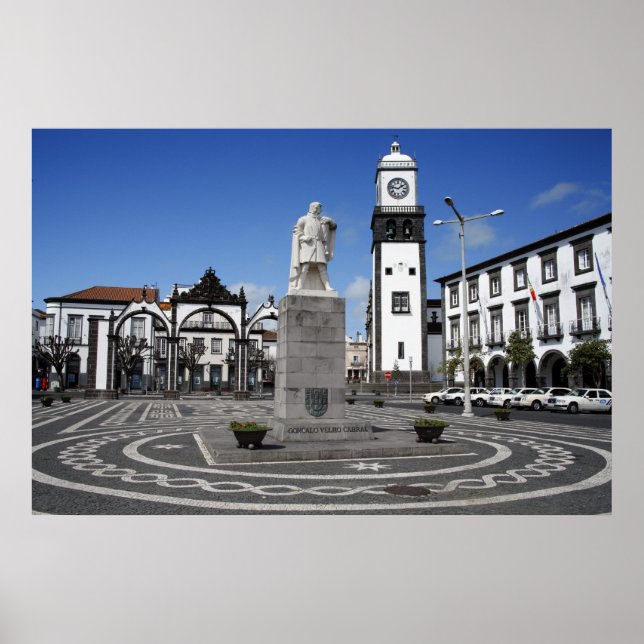 Ponta Delgada, Azores Poster (Front)